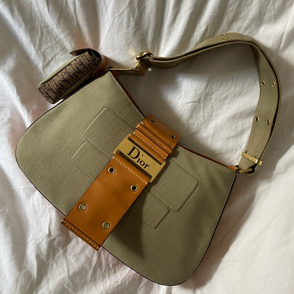 Christian Dior Canvas Street Chic Hobo